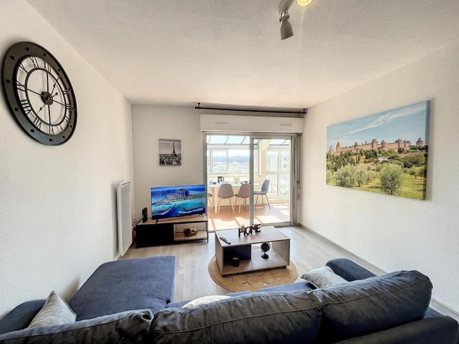 Apartament Le Panoramique - Sublime Vue Sur La Cite Carcassonne Zewnętrze zdjęcie
