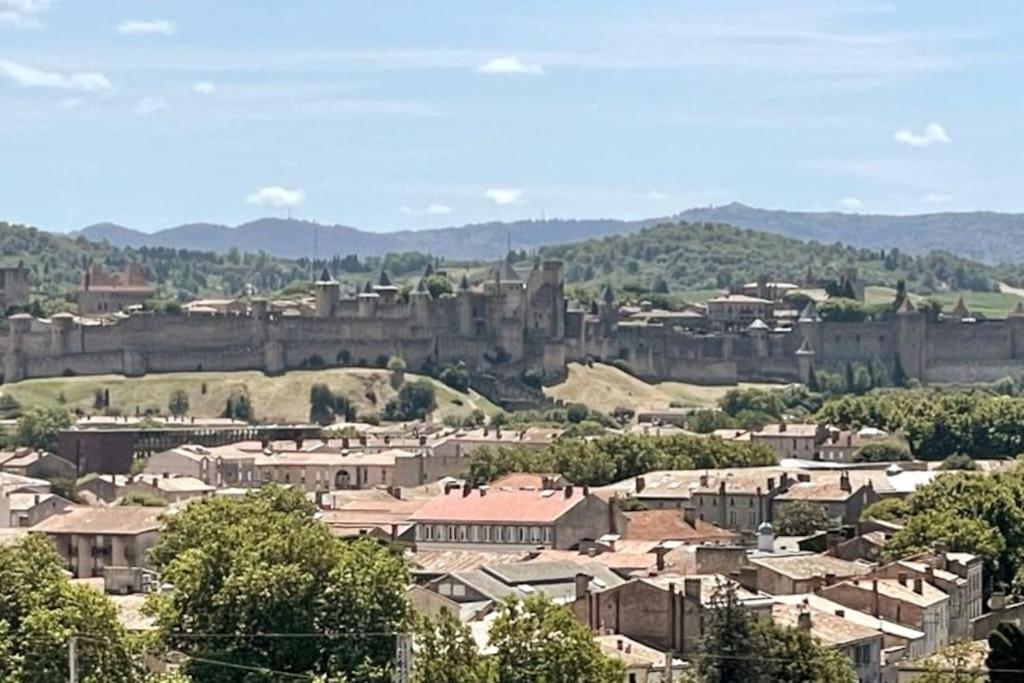 Apartament Le Panoramique - Sublime Vue Sur La Cite Carcassonne Zewnętrze zdjęcie