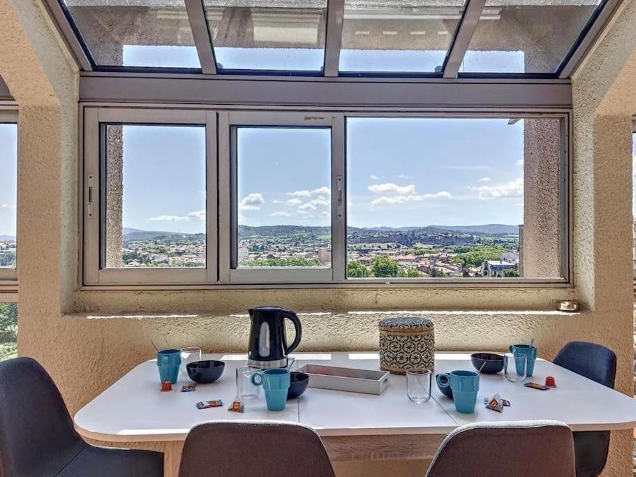 Apartament Le Panoramique - Sublime Vue Sur La Cite Carcassonne Zewnętrze zdjęcie